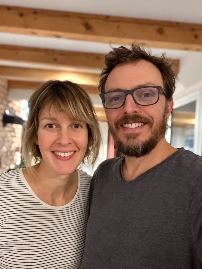 Vero and Chris, hosts of Lindennest